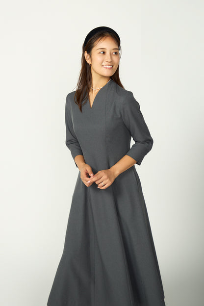 Catherine flare dress (Gray)