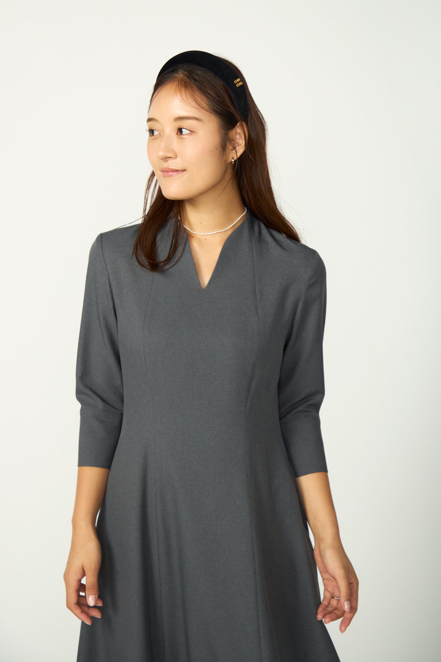 Catherine flare dress (Gray)