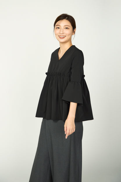 Frills over tops(Black)