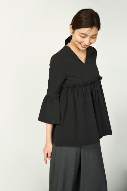 Frills over tops(Black)