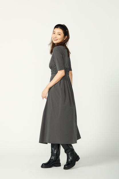 KushuKushu tack dress(Charcoal)