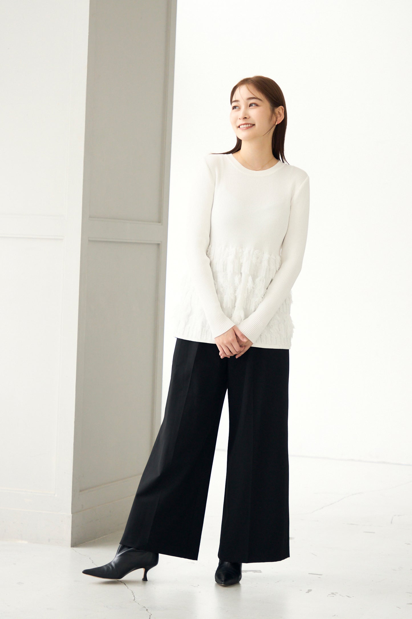 Noona relaxing pants(Black)
