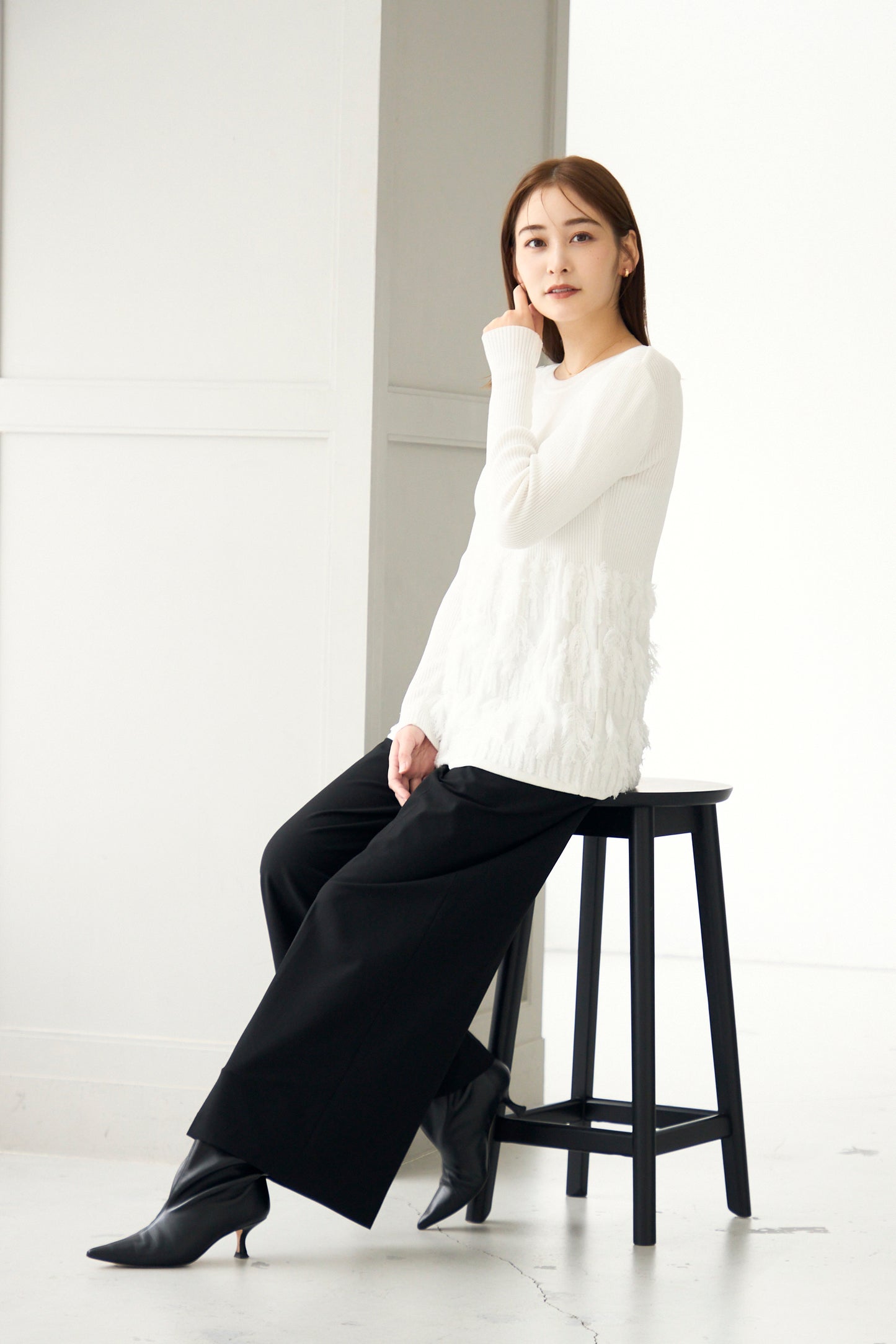 Noona relaxing pants(Black)