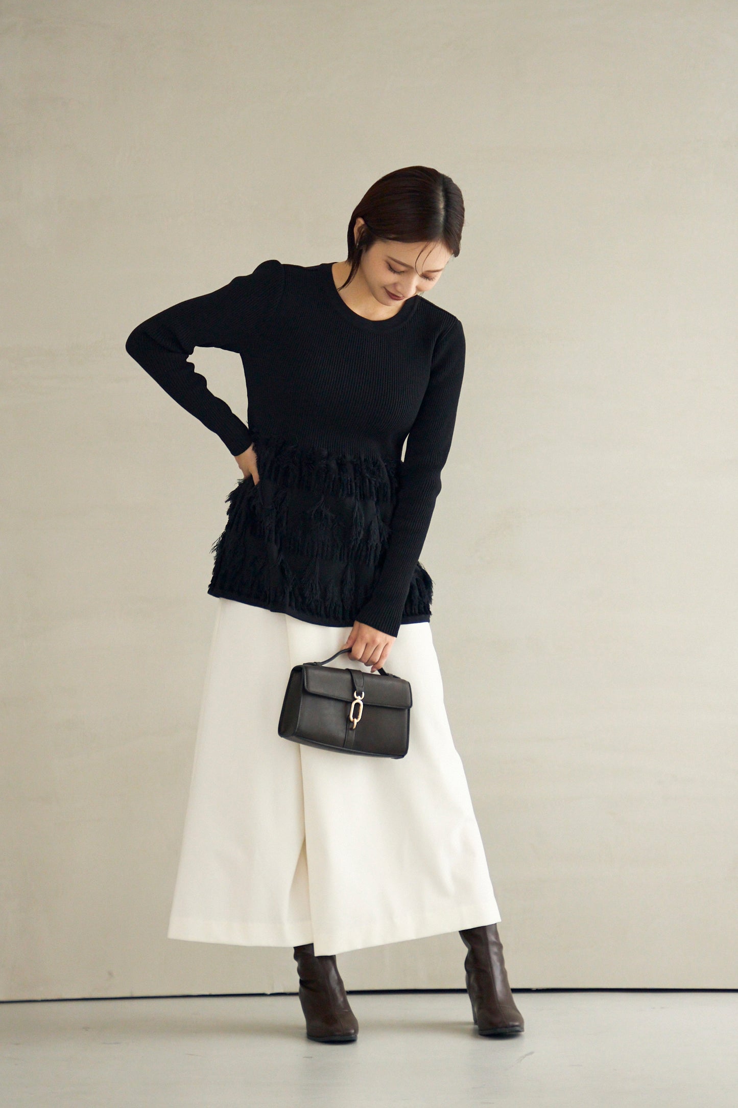 The icon pants（Ivory）