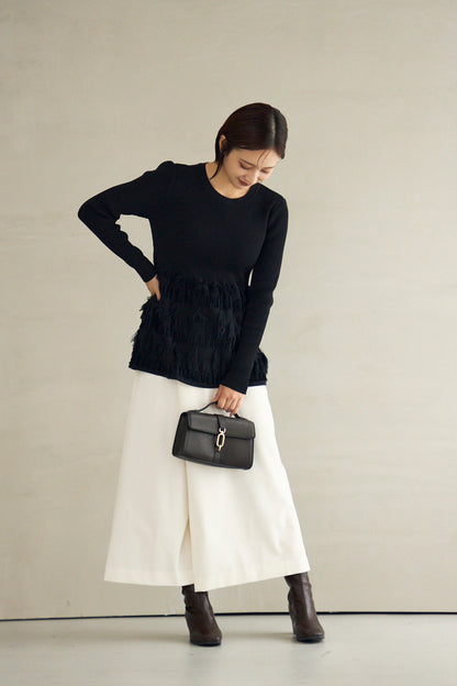 The icon pants（Ivory）