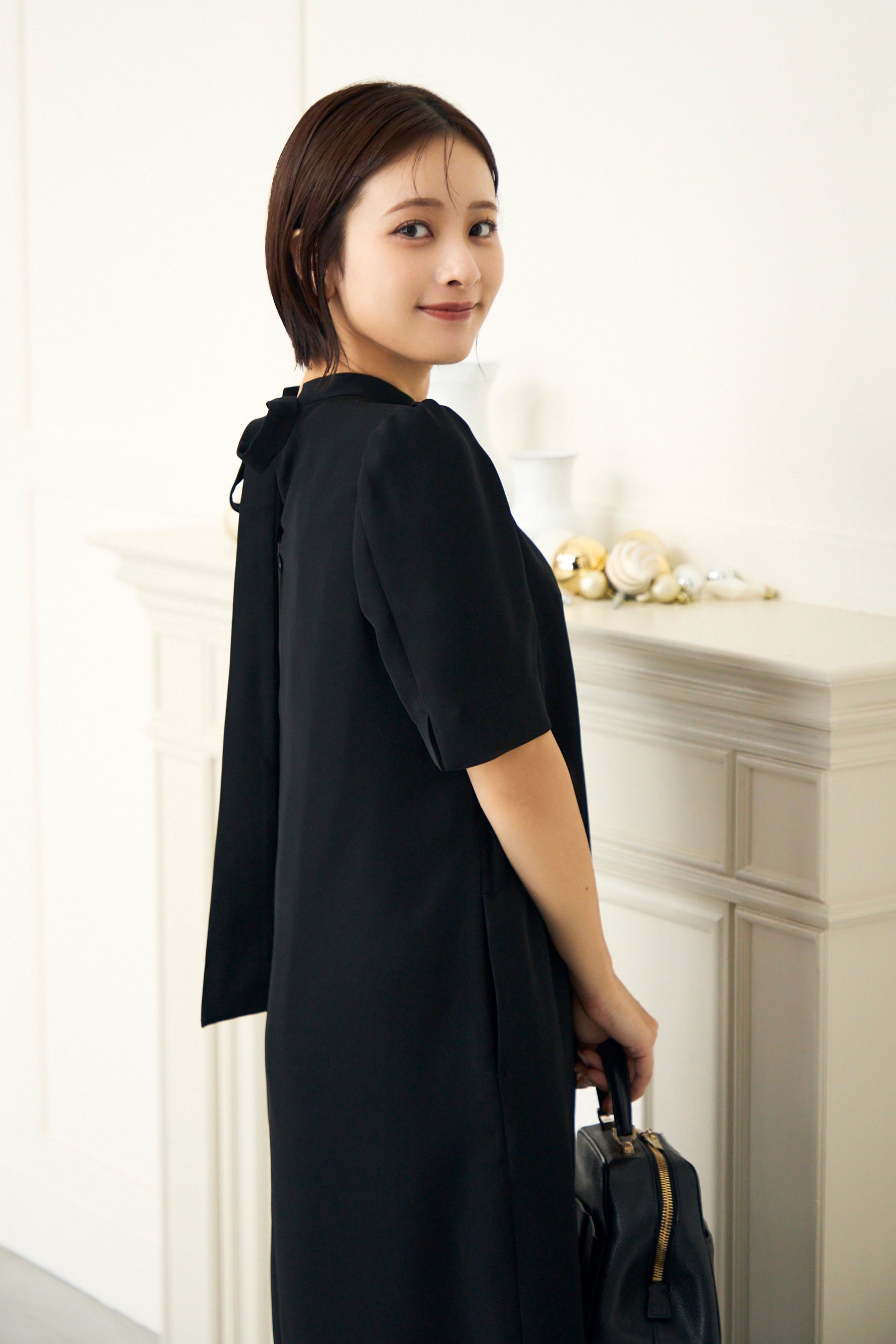 3pattern ribbon dress/Audire アウディーレ 3pattern ribbon dress(Black) – Audire