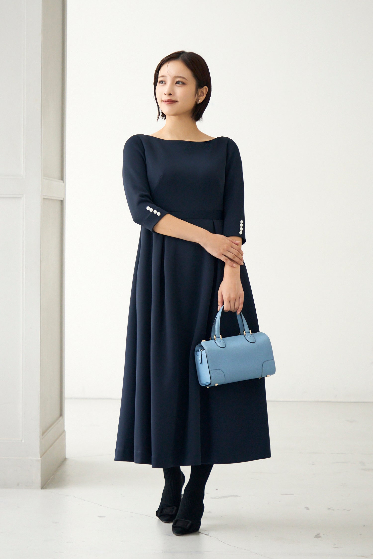 Royal jersey one piece (Navy) – Audire