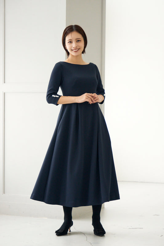 Royal jersey one piece (Navy)