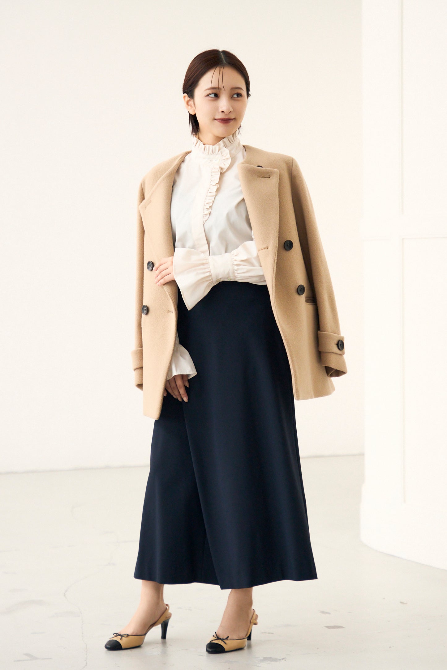 French chic blouse(Cream)