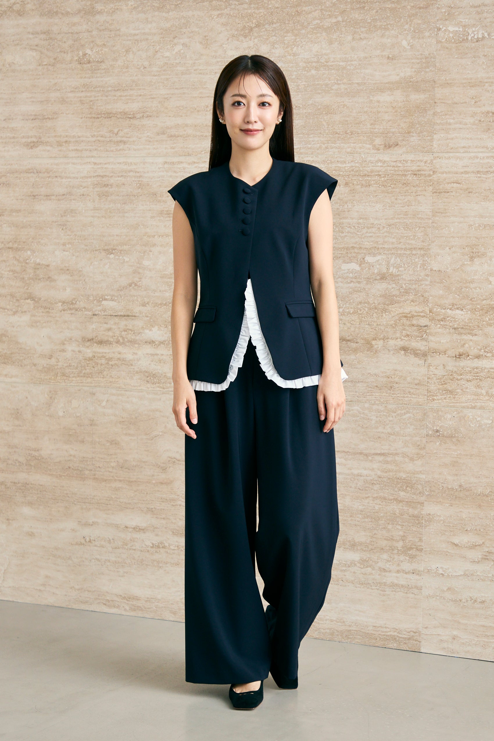 Frill smart vest(Navy) – Audire