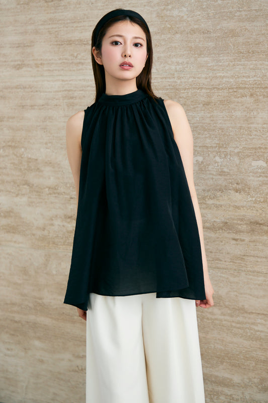 Nana shoulder tops(Black)