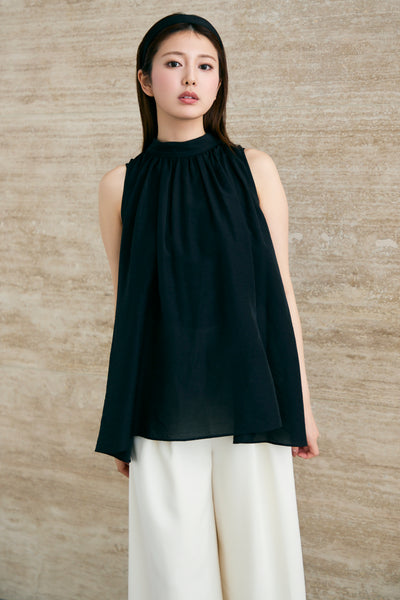 Nana shoulder tops(Black) – Audire