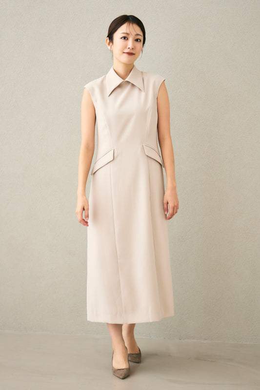 Metropolitan lady dress(Beige)