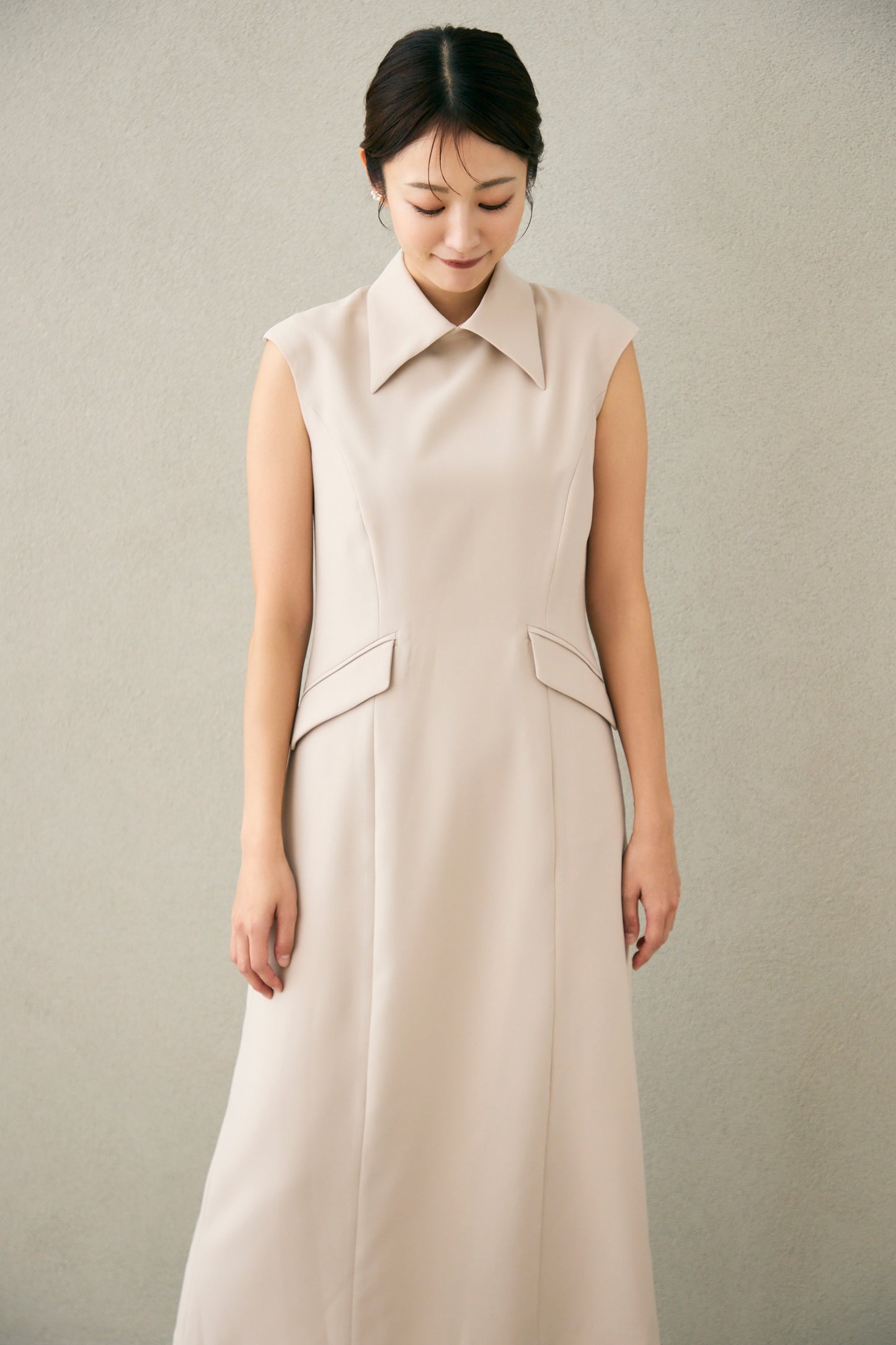 Metropolitan lady dress(Beige)