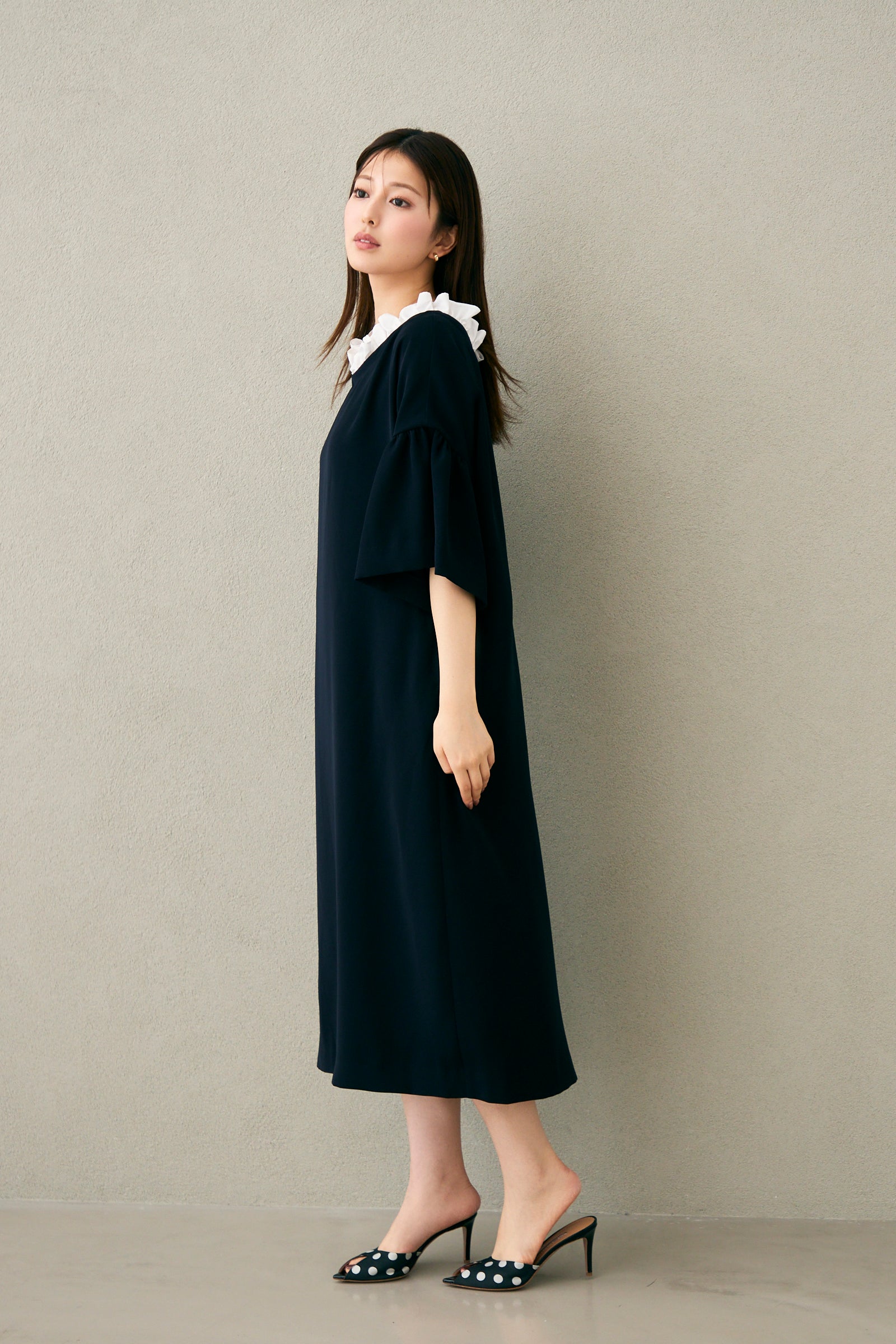 Witch flare dress(Black) – Audire