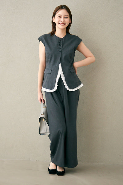 Smart tuck pants(Gray) – Audire