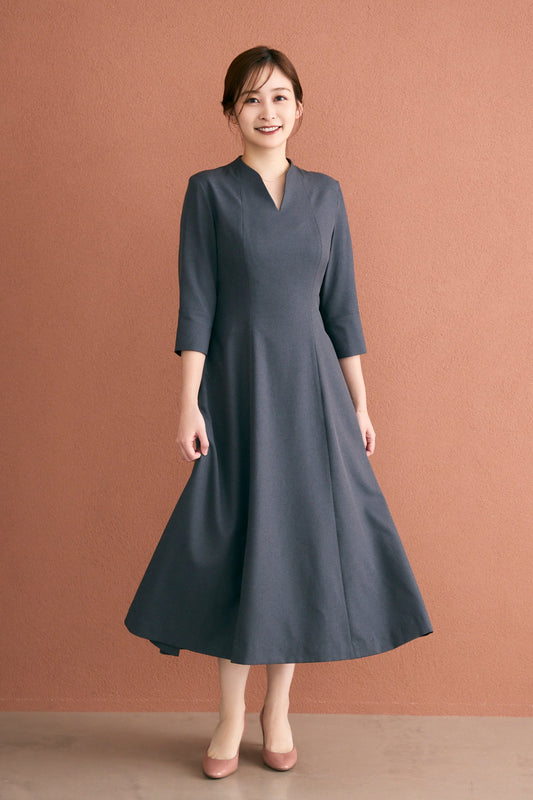 Catherine flare dress (Gray)