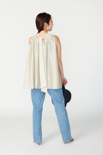 Nana shoulder tops(Beige)