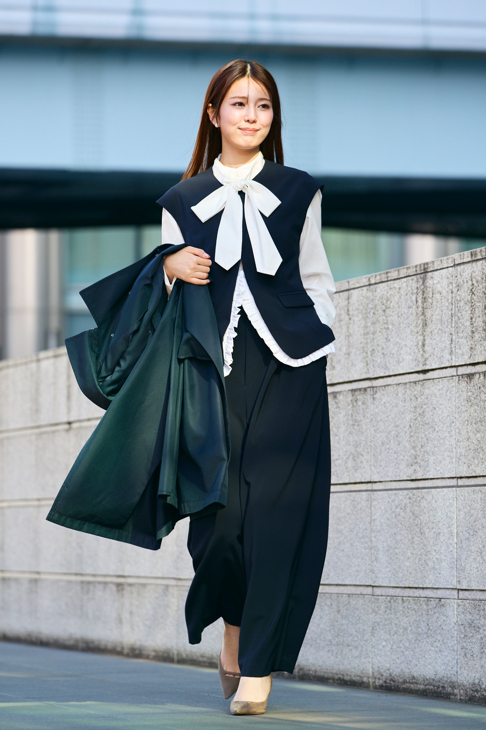 Frill smart vest(Navy) – Audire