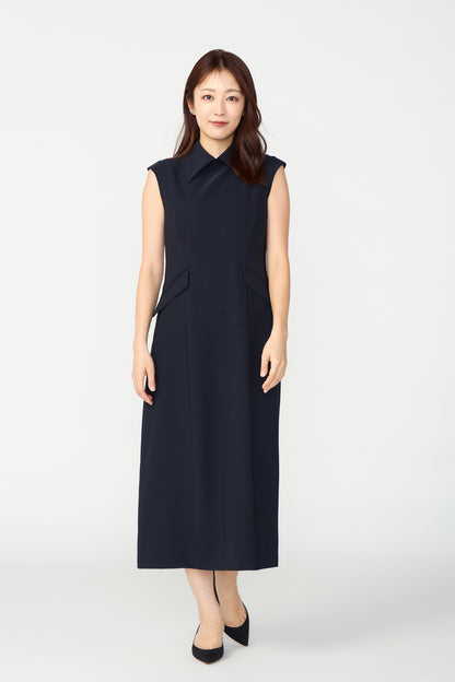 Metropolitan lady dress(Navy)