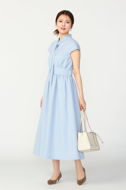 Tea time shirt dress(Blue)