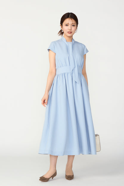 Tea time shirt dress(Blue)