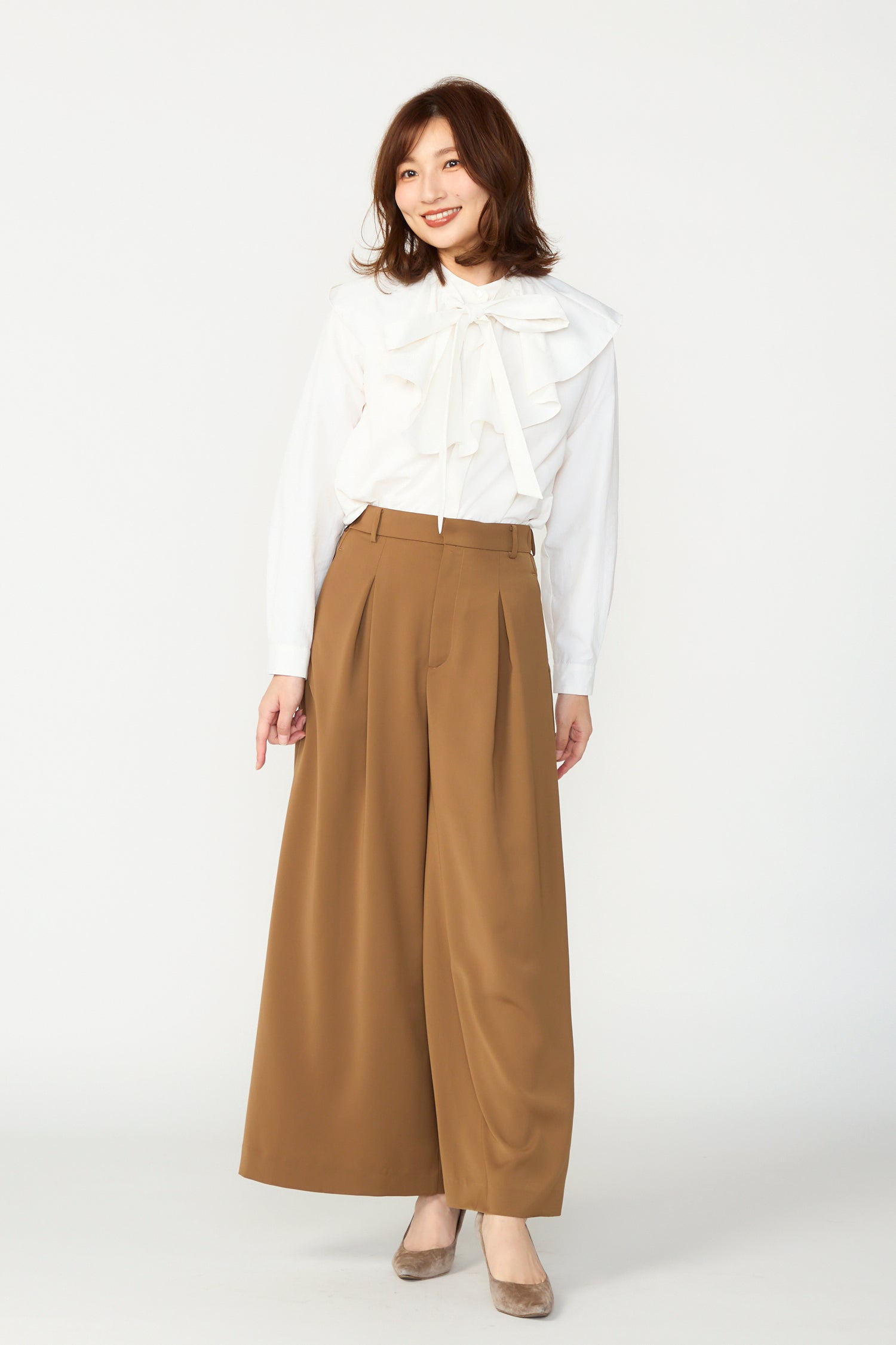 AP STUDIO アパルトモン レーヨン リネン シャツガウン ベージュ Washed Relax Shirts（シャツ／ブラウス）｜L'Appartement