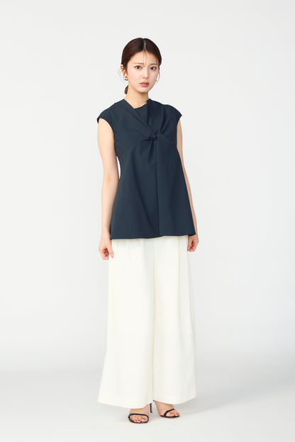 Front twist tops(Navy)