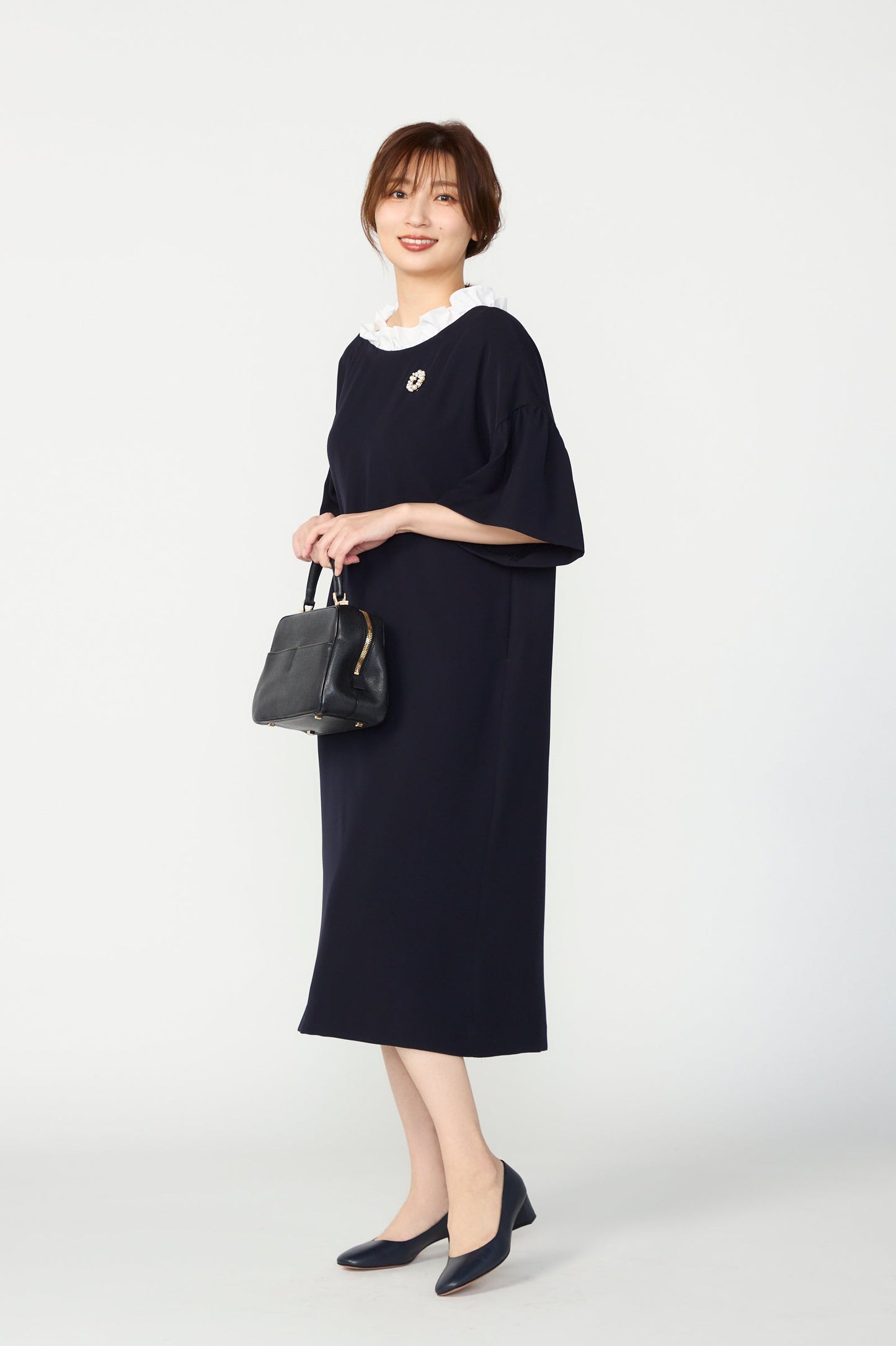 Witch  flare dress(Black)