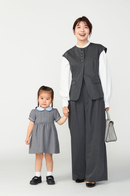 Frill smart vest(Gray)