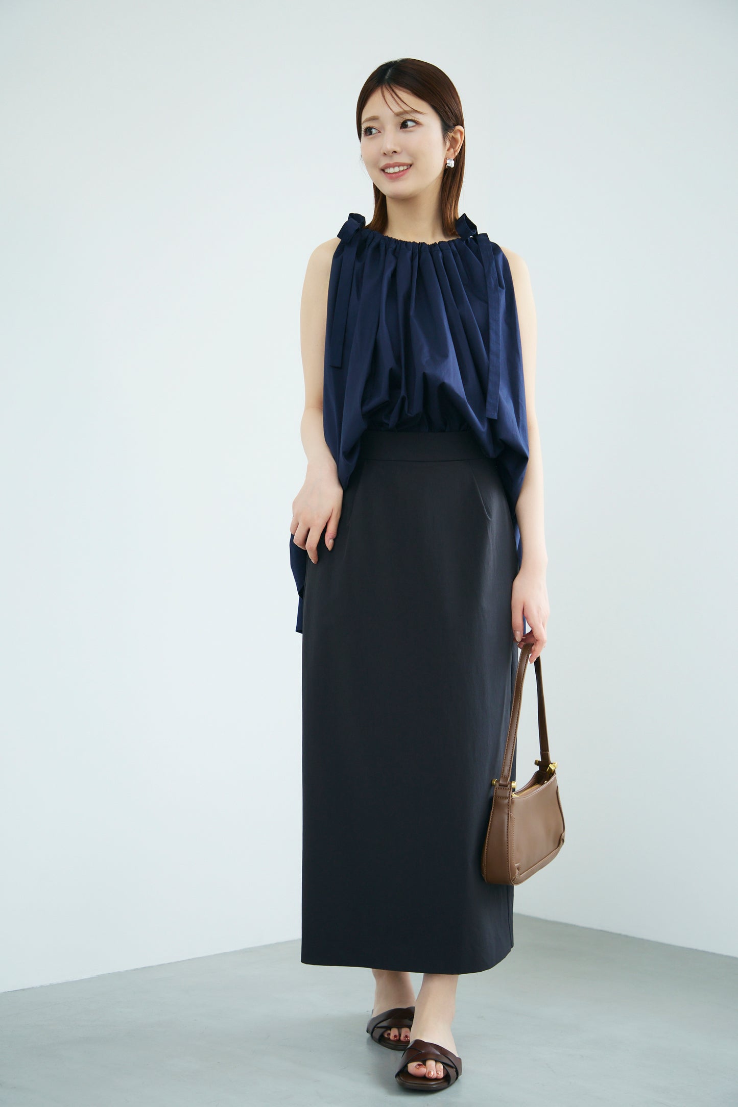 Kinchaku tops(Navy)