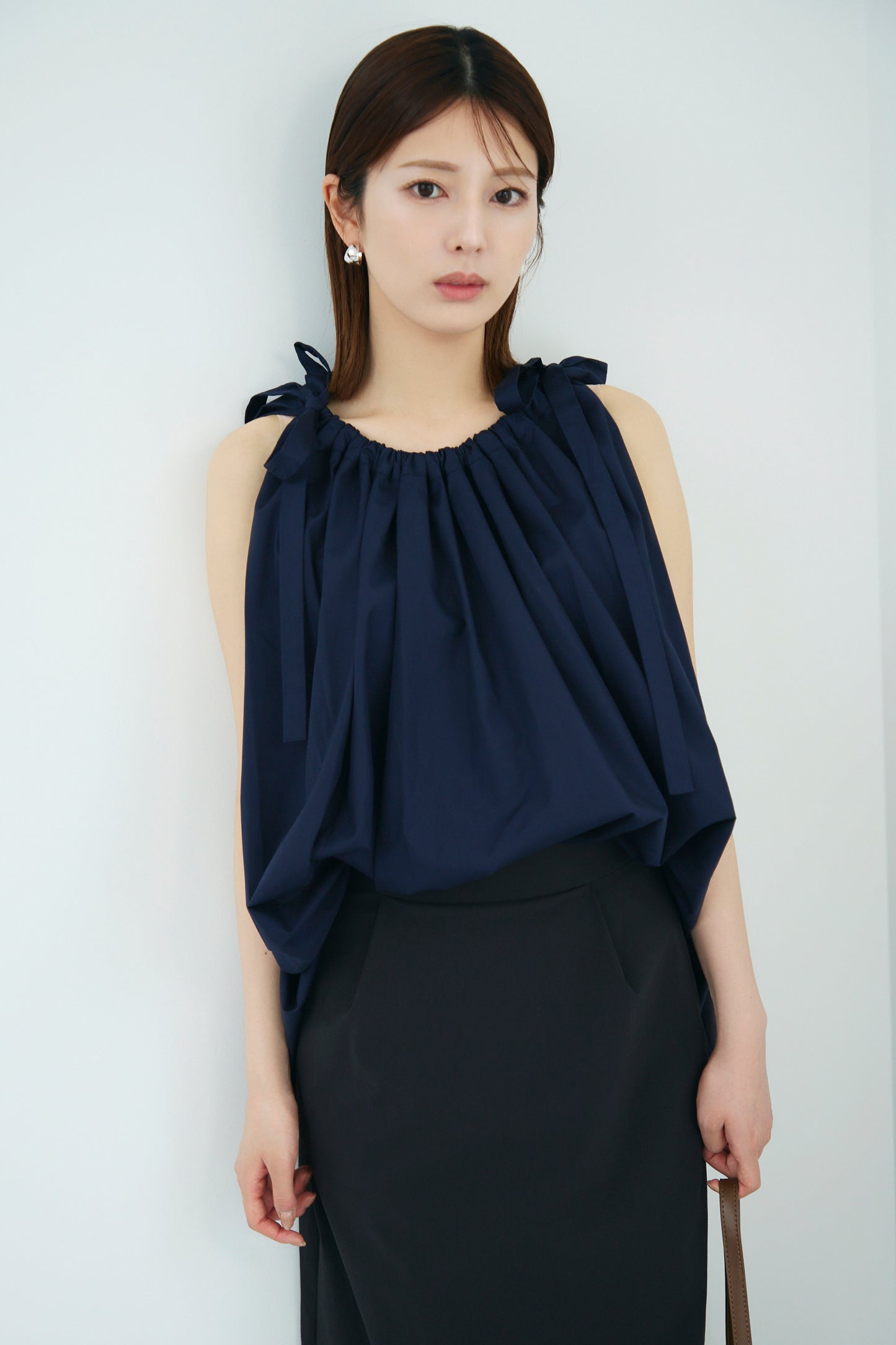 Kinchaku tops(Navy)
