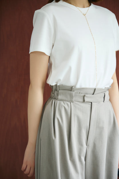 Smart tuck pants(Beige)