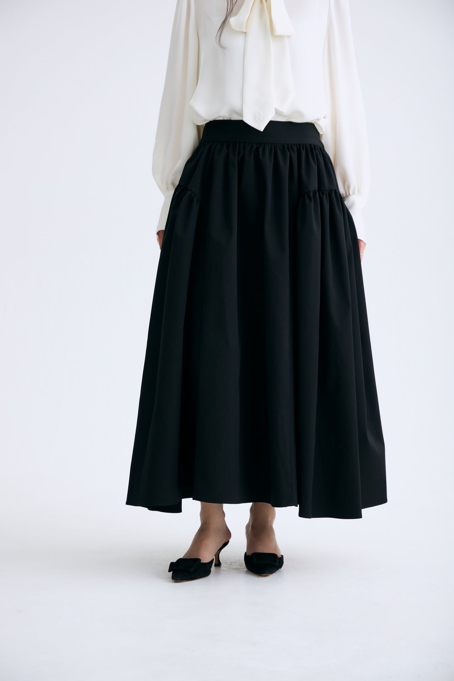 Opera gather skirt（Black）