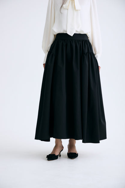 Opera gather skirt（Black）