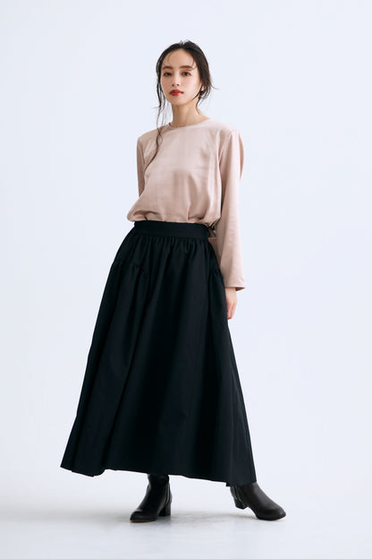 Opera gather skirt（Black）