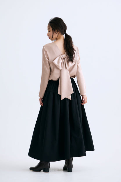 Back ribbon tops（Pink）