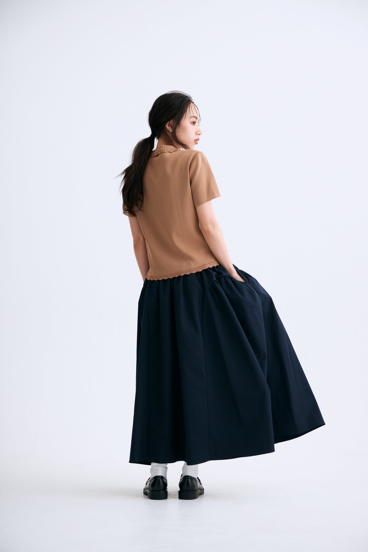 Cool knit polo(Biscuit)