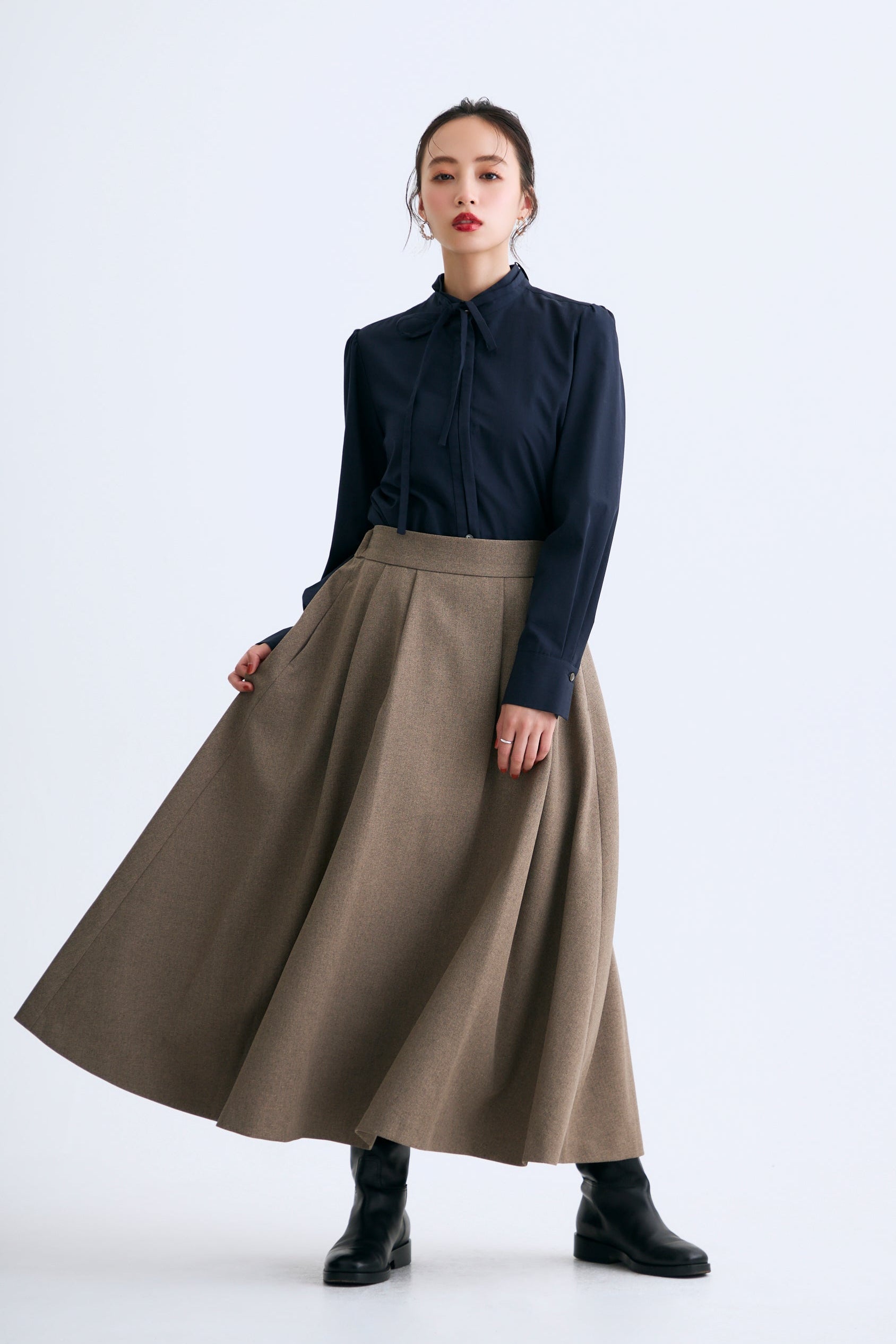 Couture skirt（Brown） – Audire