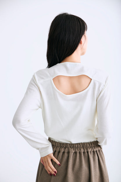 Secret ribbon knit（Ivory）