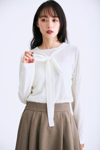 Secret ribbon knit（Ivory）