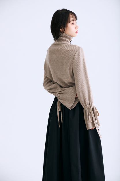 Bell sleeve knit（Oatmeal）