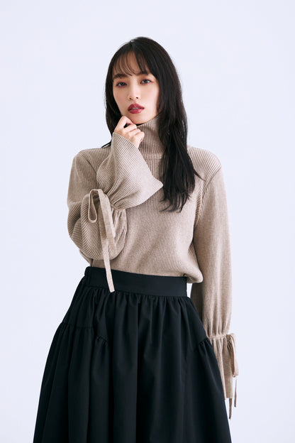 Bell sleeve knit（Oatmeal）