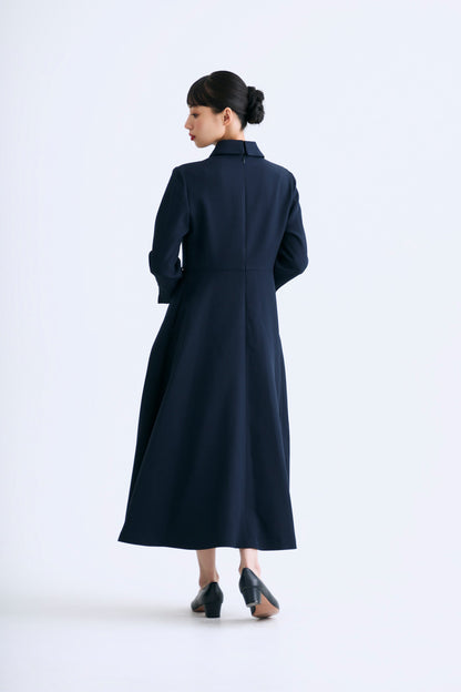 Layered jacket dress（Navy）