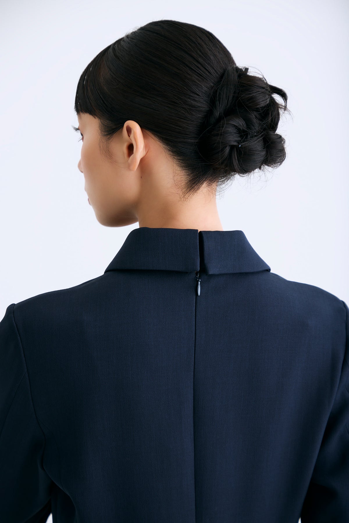 Layered jacket dress（Navy）
