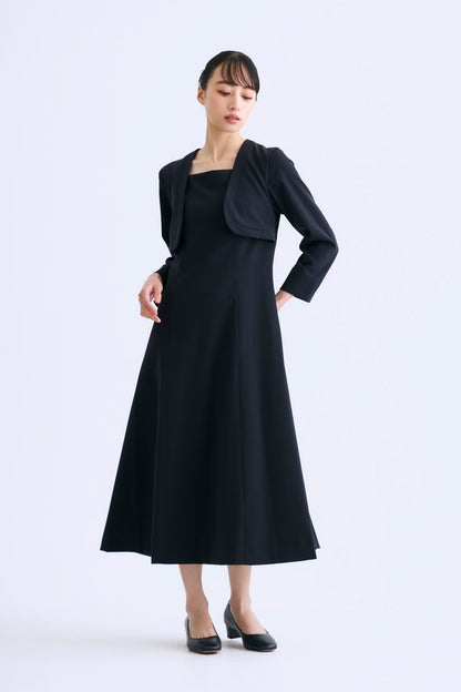 Layered bolero dress（Navy）