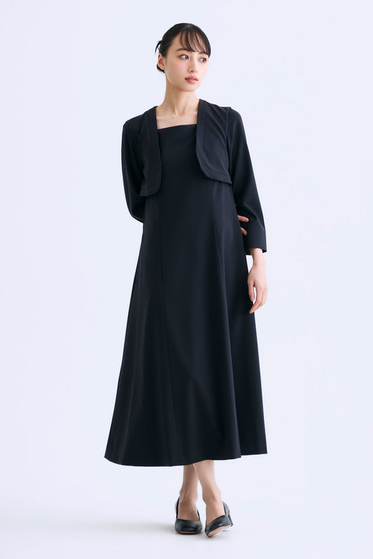 Layered bolero dress（Navy）