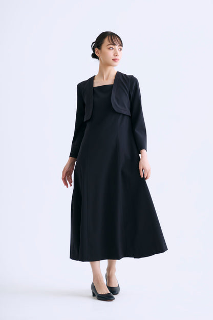 Layered bolero dress（Navy）