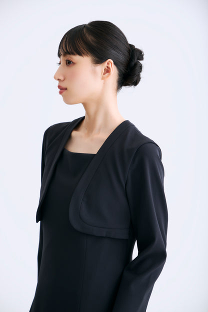 Layered bolero dress（Navy）