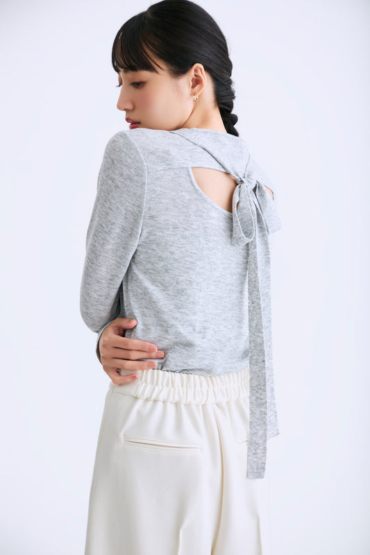 Secret ribbon knit（Gray）